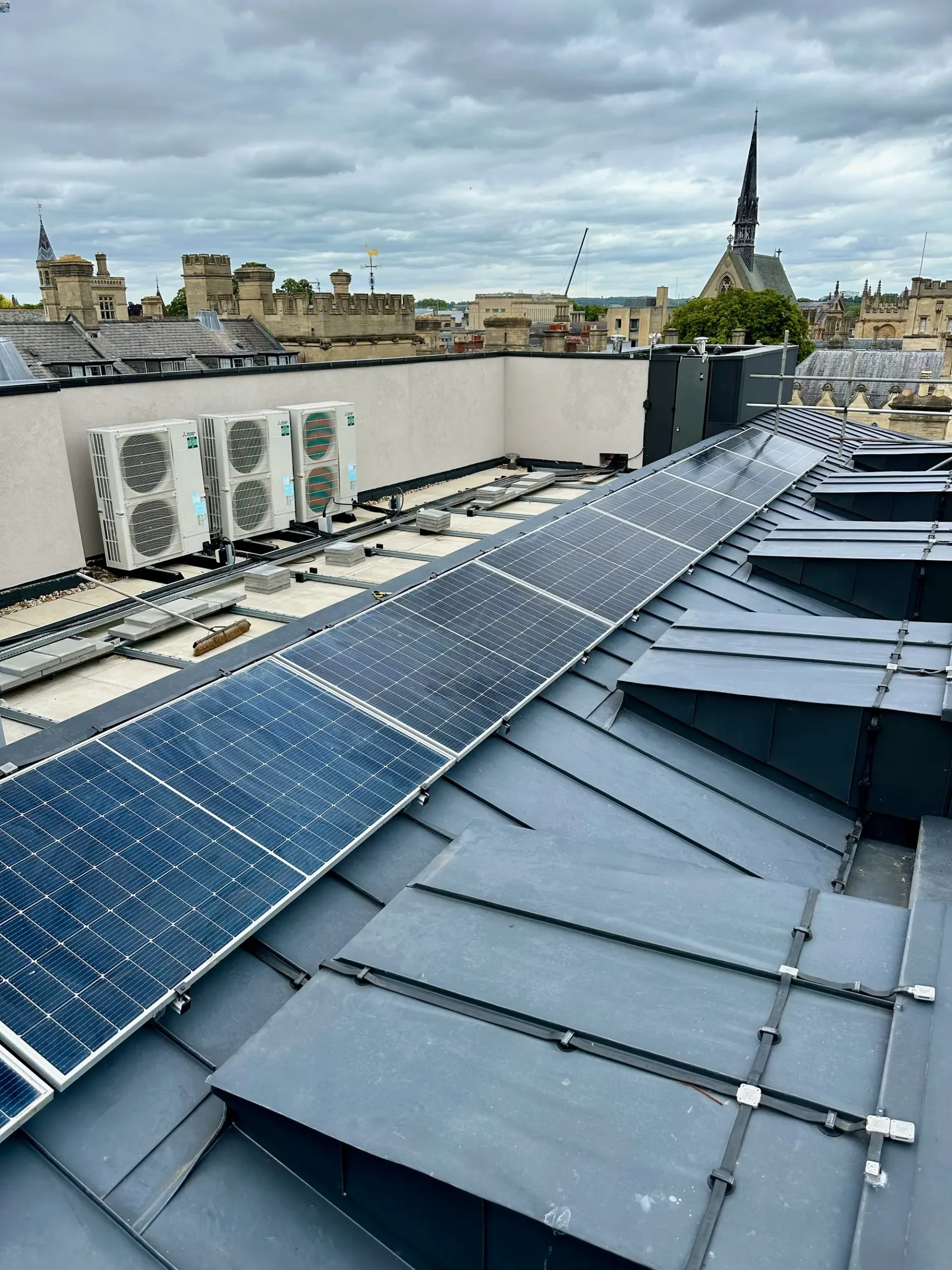 Woodmansterne School solar install