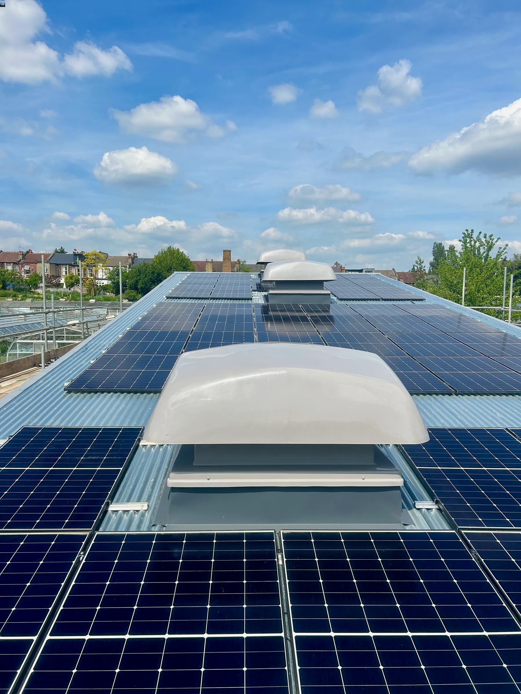 Wolves Lane Centre Solar Panels