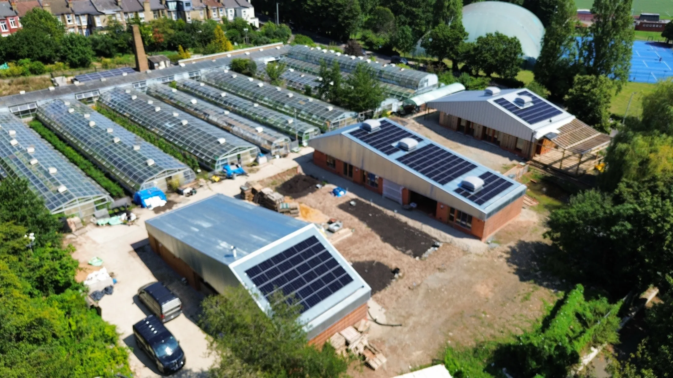 Wolves Lane Centre Solar Panels